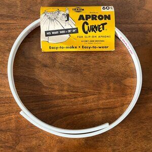 Vintage Original Cory Jane Apron Curvet Waist Hoop Size Medium New Midcentury